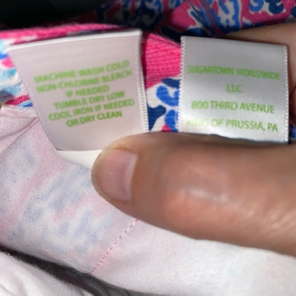 Lilly Pulitzer Adie Capri Pink Samba 4" Inseam Vintage Dobby Shorts - SIZE 0 - Picture 6 of 6